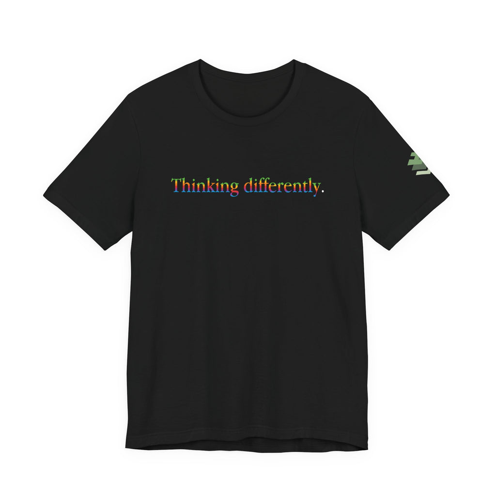 Thinking differently Short Sleeve Tee
