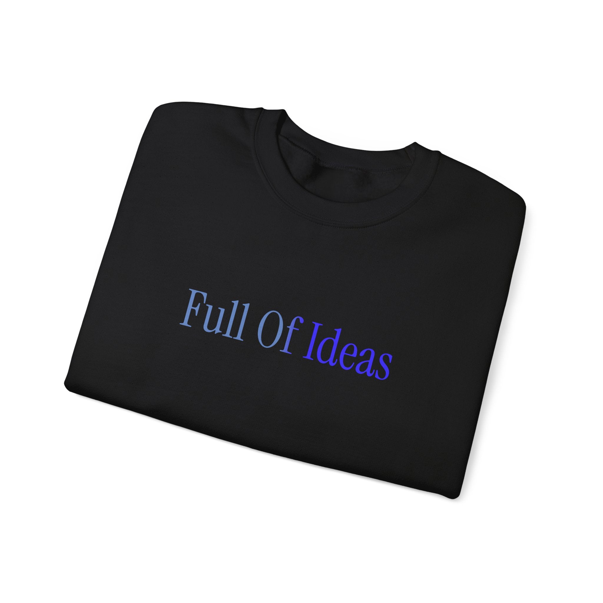 Full Of Ideas Crewneck "Midnight Oil Mode"