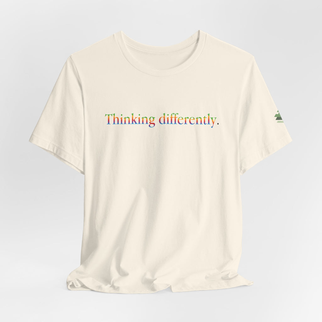 Thinking differently Short Sleeve Tee